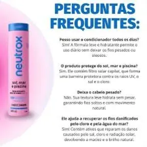 CONDICIONADOR NEUTROX SOL MAR E PISCINA 300ML