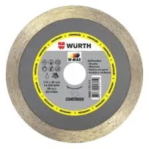 DISCO DE CORTE WURTH SEGMENTADO110X20MM