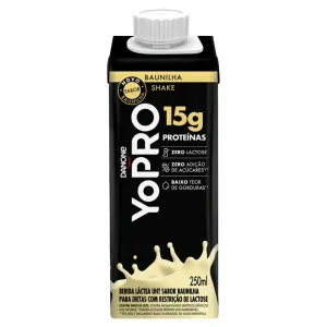 BEBIDA LACTEA DANONE YOPRO 15G PROTEINAS SHAKE BAUNILHA 250ML