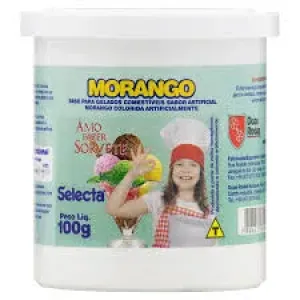 PO P/SORVETE SELECTA MORANGO 100G