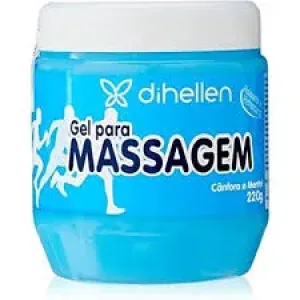 GEL P/MASSAGEM DIHELLEN CANFORA E MENTOL 220G