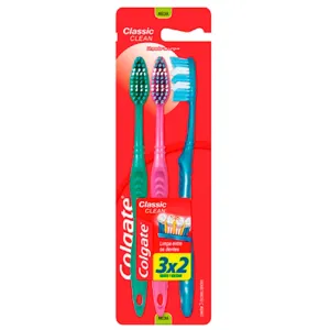 ESCOVA DENTAL COLGATE CLASSIC CLEAN MEDIA 3X2