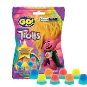 BALA DE GELATINA GO JELLY TROLIS 70GR