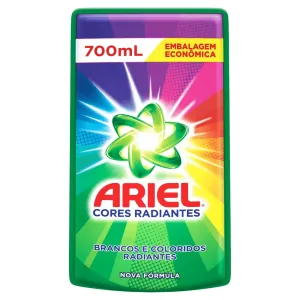 LAVA ROUPAS LIQUIDO ARIEL CORES RADIANTES REFIL 700ML