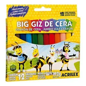 GIZ DE CERA ACRILEX BIG 112G C/12
