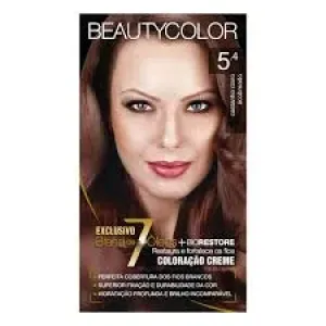 TINTURA BEAUTY COLOR CASTANHO CLARO ACOBREADO 5.4