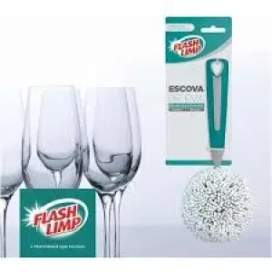 ESCOVA DE EVA FLASH LIMP TACAS E COPOS