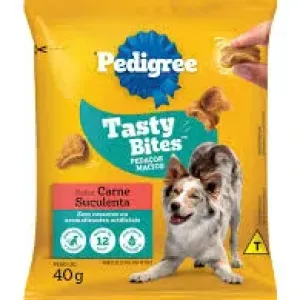 RACAO CAES PEDIGREE TASTY BITES CARNE