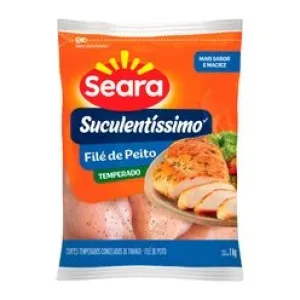 FILE DE PEITO DE FRANGO SEARA TEMPERADO SUCULENTISSIMO 1KG
