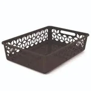 CESTO ORGANIZADOR UZ RASO SOLIDO PLASTICO