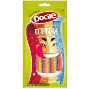 GOMA DOCILE DOCIGOMA AZEDINHO FITINHA MORANGO 70G