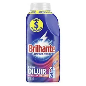SABAO LIQUIDO BRILHANTE LIMPEZA  P/DILUIR 500ML FAZ 3L