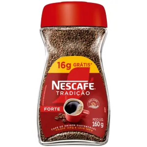 CAFE NESCAFE TRADICAO FORTE VD 16GR GRATIS 160G