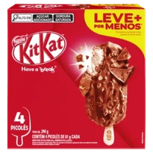 PICOLE KITKAT MULTIPACK C/4 244GR