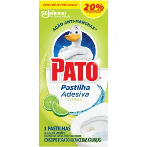 PASTILHA ADESIVA PATO CITRUS 20% 3UN