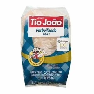 ARROZ TIO JOAO PARBOILIZADO SAQUINHO (BAG) 1KG