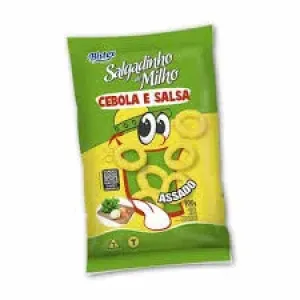 SALGADINHO DE MILHO BISTEX CEBOLA E SALSA 100GR