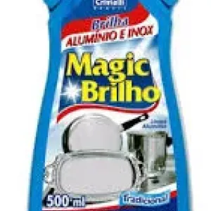 LIMPADOR BRILHA ALUMINIO MAGIC BRILHO TRADICIONAL 500ML