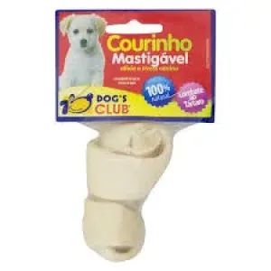 PETISCO COURINHO MASTIGAVEL DOGS CLUB OSSO 3 X 4