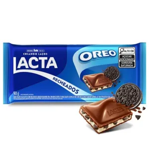 BARRA DE CHOCOLATE LACTA OREO AO LEITE 90GR