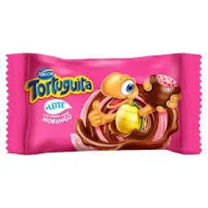 CHOCOLATE ARCOR TORTUGUITA CHOCOLATE RECHEIO DE MORANGO 18GR