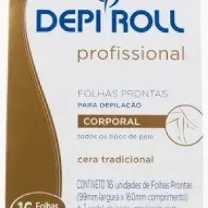 FOLHAS PRONTAS DEPI ROLL CORPORAL TRADICIONAL C/16
