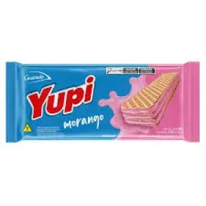 WAFER YUPI CASAREDO MORANGO 80GR