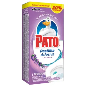 PASTILHA ADESIVA PATO LAVANDA C/3