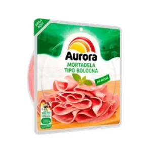 MORTADELA AURORA TIPO BOLOGNA EM FATIAS 180GR