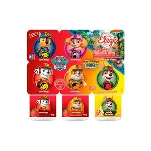 IOGURTE ELEGE PATRULHA CANINA MORANGO/ SALADA DE FRUTAS 510GR
