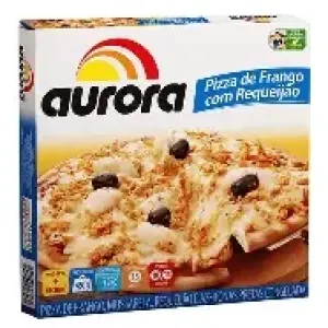 PIZZA AURORA FRANGO C/QUEIJO E REQUEIJAO 460GR