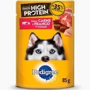 RACAO CAES PEDIGREE SACHE PORCO E CARNE AO MOLHO 85G