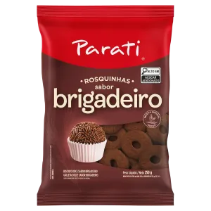 ROSQUINHAS PARATI SABOR BRIGADEIRO 250G