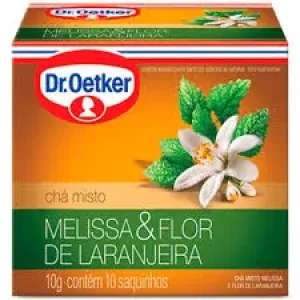 CHA DR OETKER MELISSA C/FLOR LARANJEIRA 10GR