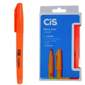 CANETA DESTACA TEXTO CIS LARANJA