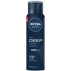 DESODORANTE NIVEA MEN DEEP CARVAO ATIVADO 48H 150ML