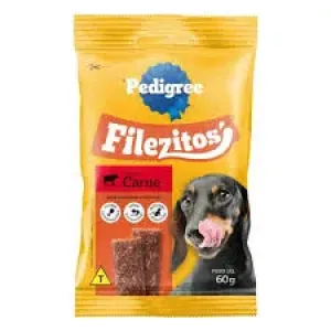 PETISCO P/CAO PEDIGREE FILEZITOS CARNE 60GR
